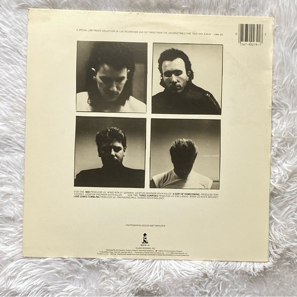 U2 Wide Awake In America 1985 EP Vinyl Record - Picture 2 of 5